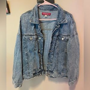 Oversized Light Washed Demin Jacket